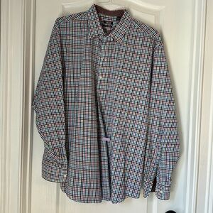 IZOD Plaid Button Down Shirt XL